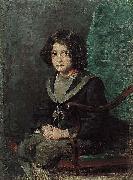 unknow artist, Portrait of a Boy in Navy dress